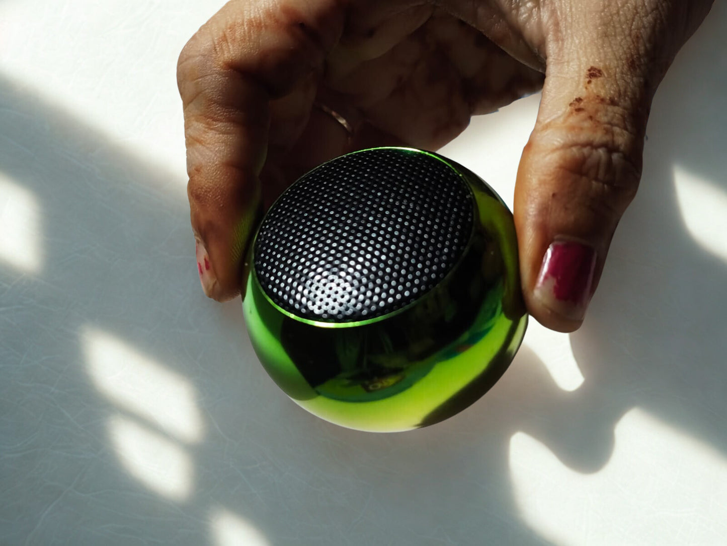 Chhotu Motu Bluetooth Speaker – Compact Portable Metallic Green Wireless Speaker with Premium Sound