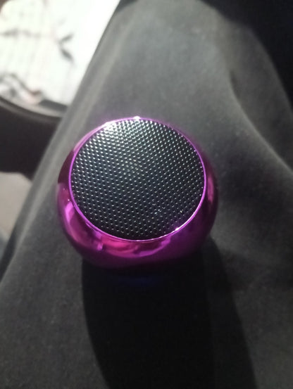 Chhotu Todu Bluetooth Speaker – Compact Portable Metallic Purple Pink Wireless Speaker with Premium Sound