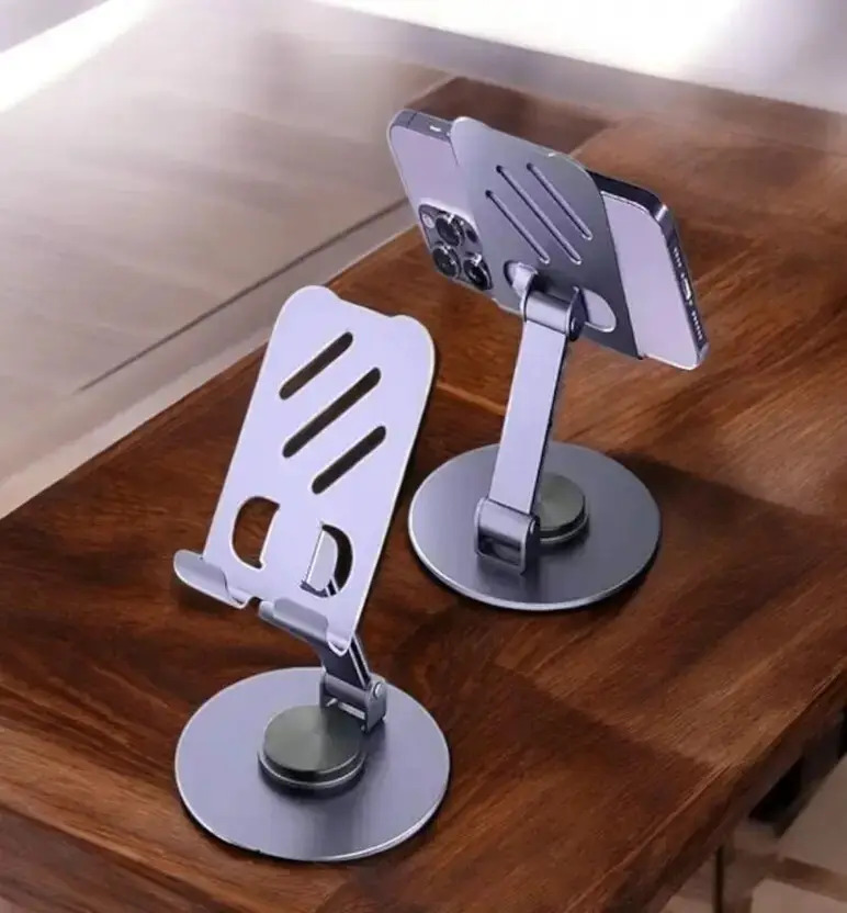 Adjustable Mobile Phone Stand Holder for Desk, Table & Video Calls (Pack of 3)