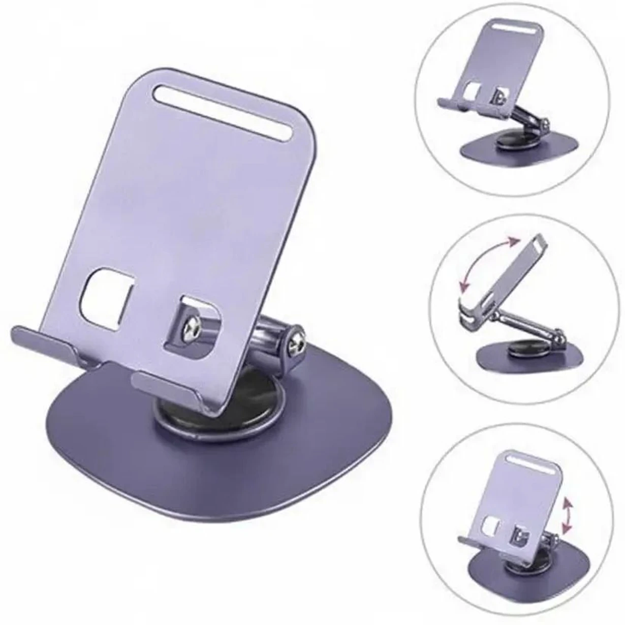 Adjustable Mobile Phone Stand Holder for Desk, Table & Video Calls (Pack of 2)